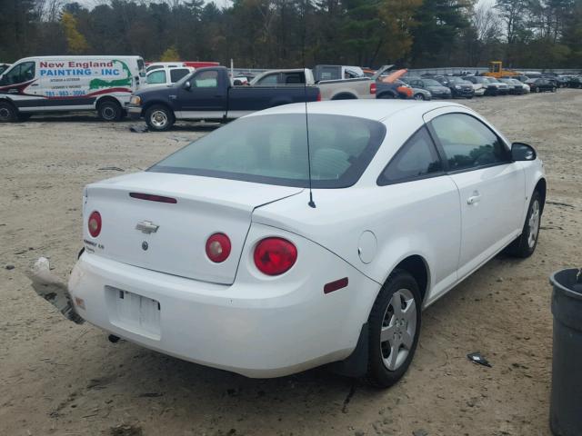 1G1AK15F477340196 - 2007 CHEVROLET COBALT LS WHITE photo 4