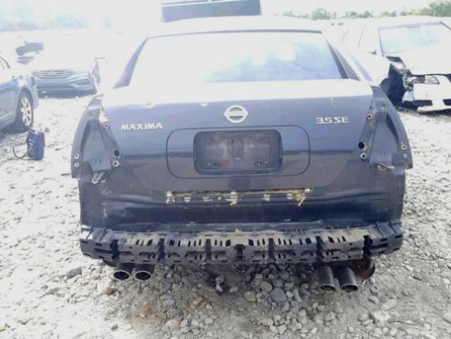 1N4BA41E84C843591 - 2004 NISSAN MAXIMA SE BLACK photo 9