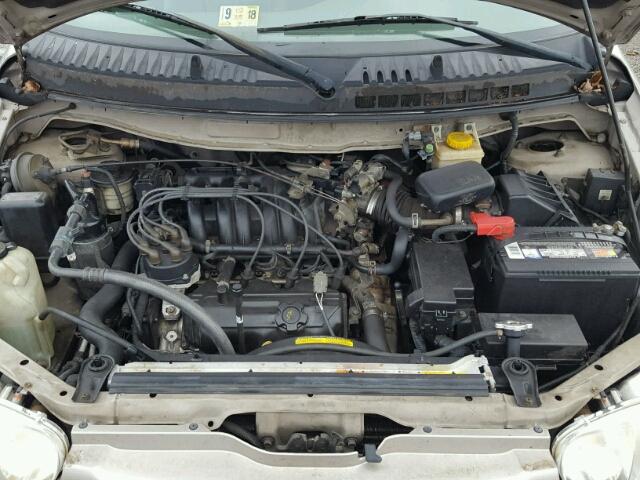 4N2XN11T9YD833618 - 2000 NISSAN QUEST SE TAN photo 7