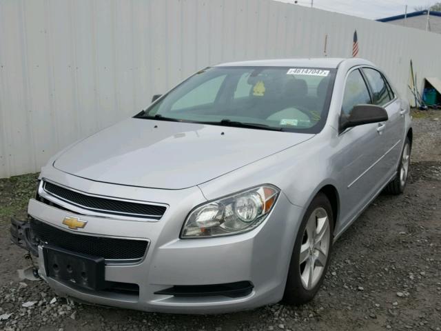 1G1ZB5E11BF175463 - 2011 CHEVROLET MALIBU LS SILVER photo 2