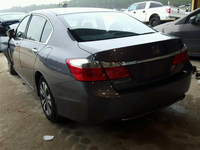 1HGCR2F32EA270026 - 2014 HONDA ACCORD LX GRAY photo 3