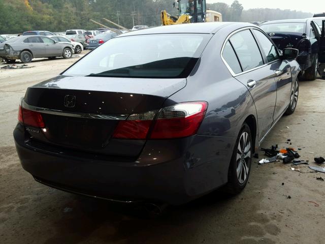 1HGCR2F32EA270026 - 2014 HONDA ACCORD LX GRAY photo 4