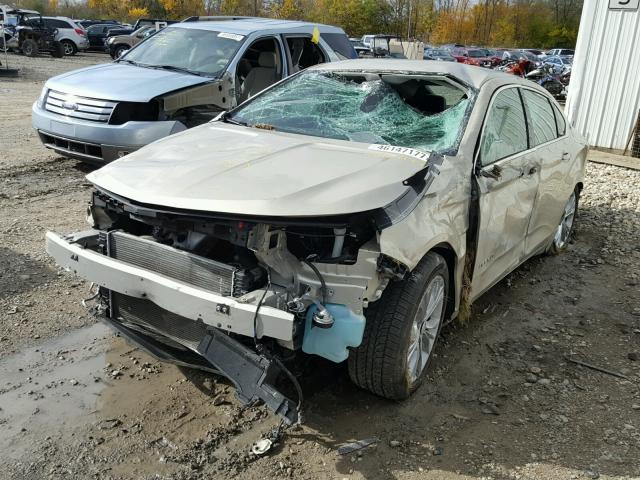 2G1115SL5E9183925 - 2014 CHEVROLET IMPALA LT TAN photo 2