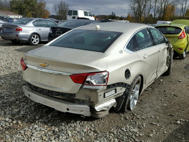 2G1115SL5E9183925 - 2014 CHEVROLET IMPALA LT TAN photo 4