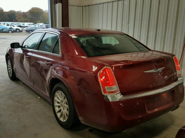 2C3CCAAG5DH569051 - 2013 CHRYSLER 300 BURGUNDY photo 3