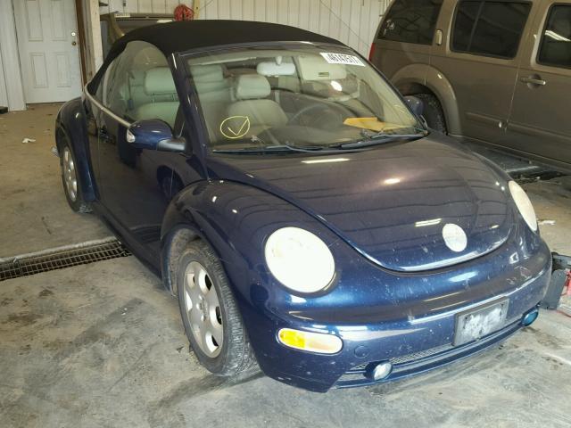 3VWCK21Y23M303724 - 2003 VOLKSWAGEN NEW BEETLE 蓝色 照片 1