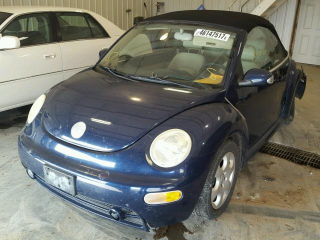 3VWCK21Y23M303724 - 2003 VOLKSWAGEN NEW BEETLE 蓝色 照片 2