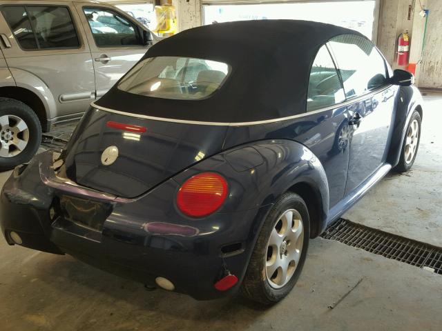 3VWCK21Y23M303724 - 2003 VOLKSWAGEN NEW BEETLE 蓝色 照片 4