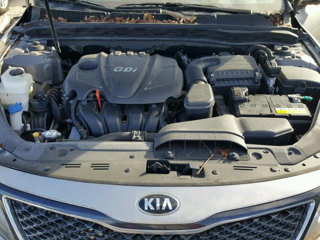 5XXGN4A72FG409790 - 2015 KIA OPTIMA EX SILVER photo 7