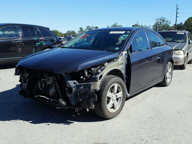 1G1PC5SBXE7412502 - 2014 CHEVROLET CRUZE LT BLUE photo 2