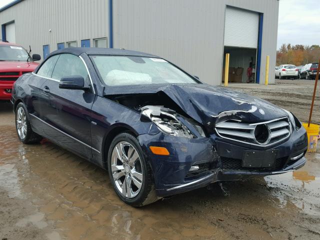 WDDKK5KF5CF180990 - 2012 MERCEDES-BENZ E 350 BLUE photo 1