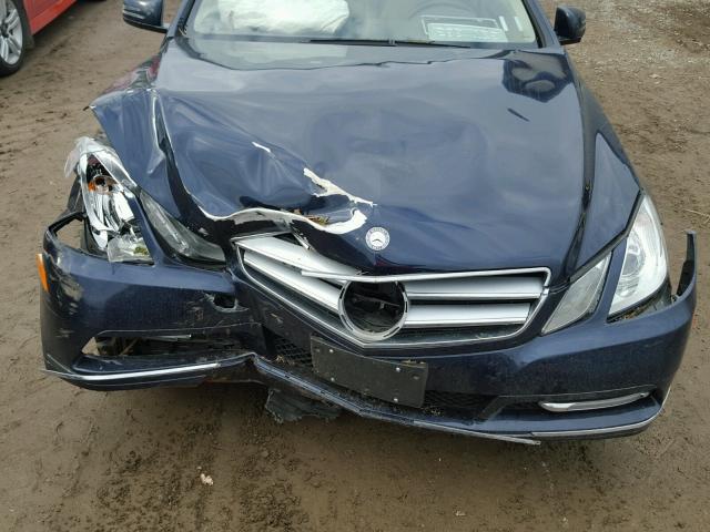 WDDKK5KF5CF180990 - 2012 MERCEDES-BENZ E 350 BLUE photo 7