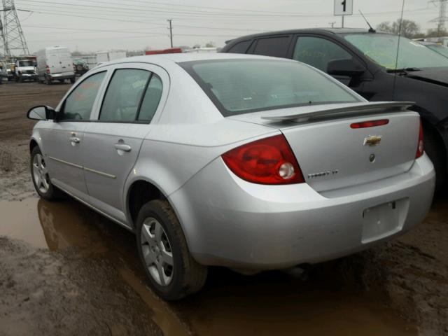 1G1AL55F177237127 - 2007 CHEVROLET COBALT LT SILVER photo 3