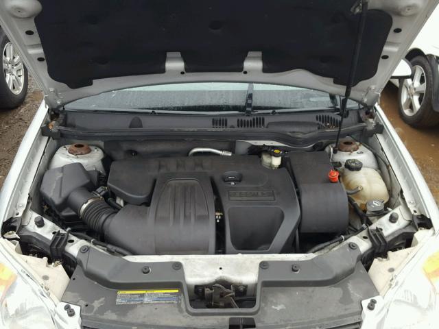 1G1AL55F177237127 - 2007 CHEVROLET COBALT LT SILVER photo 7