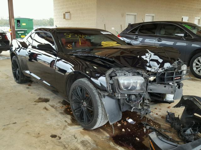 2G1FC1EVXA9158311 - 2010 CHEVROLET CAMARO LT BLACK photo 1