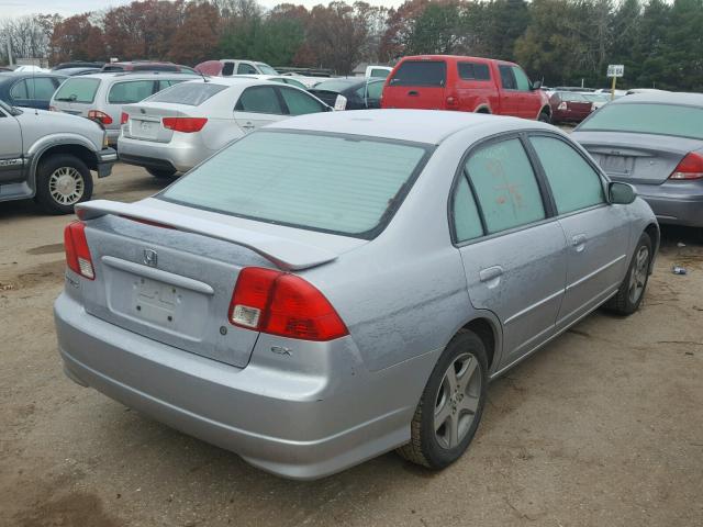 JHMES26745S001467 - 2005 HONDA CIVIC SILVER photo 4