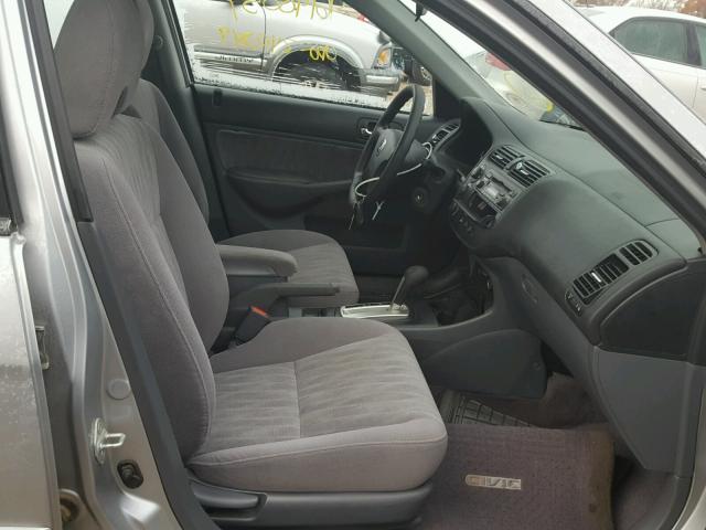 JHMES26745S001467 - 2005 HONDA CIVIC SILVER photo 5