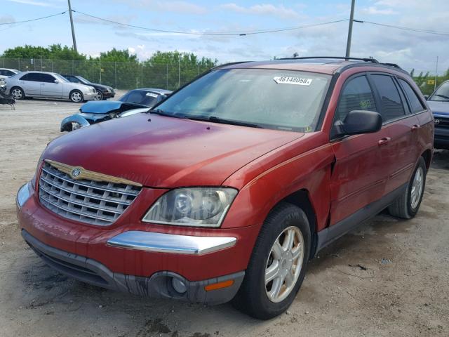 2A4GM68446R614202 - 2006 CHRYSLER PACIFICA T RED photo 2