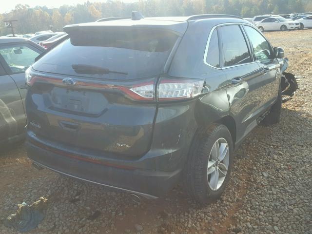 2FMTK3J87FBB25044 - 2015 FORD EDGE SEL GRAY photo 4