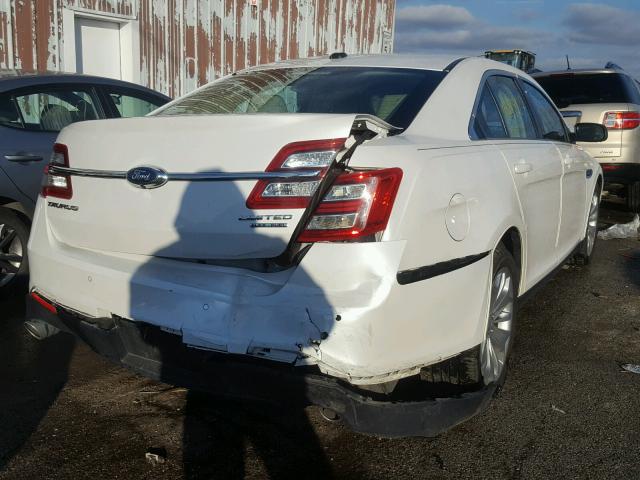 1FAHP2F81DG228924 - 2013 FORD TAURUS WHITE photo 4