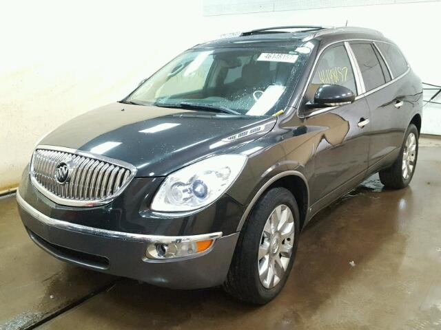 5GALVCED8AJ191420 - 2010 BUICK ENCLAVE CX BLACK photo 2