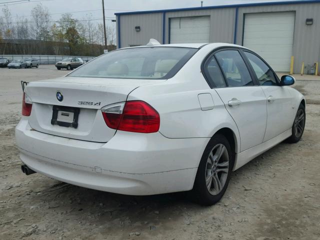 WBAVC73588KX90559 - 2008 BMW 328 WHITE photo 4