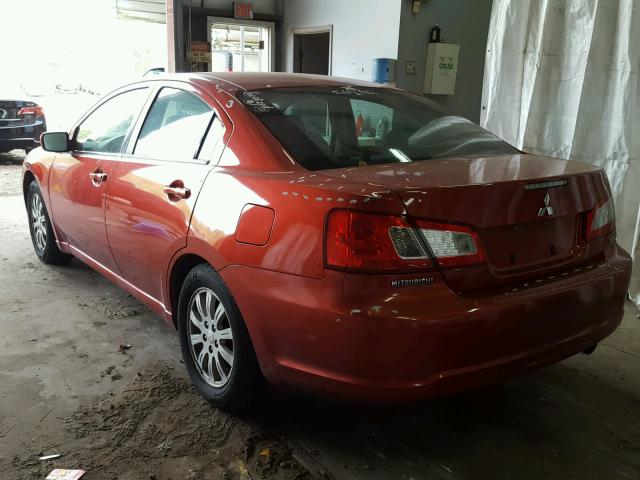 4A32B2FF7BE020551 - 2011 MITSUBISHI GALANT FE RED photo 3