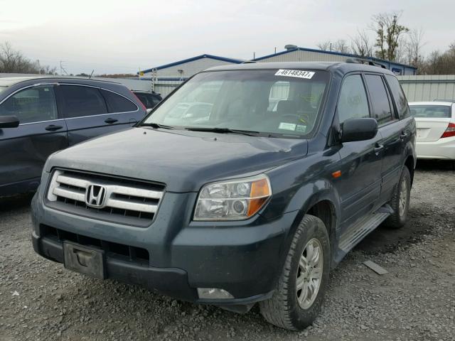 2HKYF18406H521990 - 2006 HONDA PILOT EX GRAY photo 2