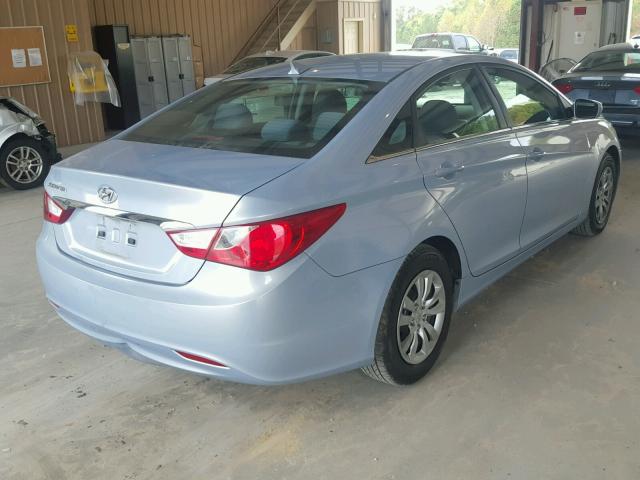 5NPEB4ACXDH536088 - 2013 HYUNDAI SONATA GLS SILVER photo 4