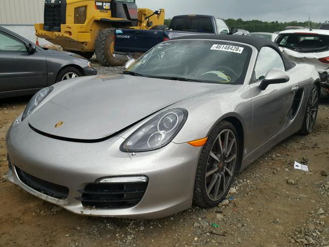 WP0CB2A89DK132109 - 2013 PORSCHE BOXSTER S SILVER photo 2