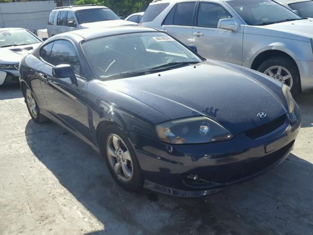 KMHHM65D46U206456 - 2006 HYUNDAI TIBURON GS BLUE photo 1