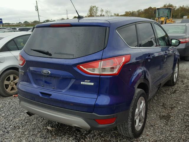 1FMCU0GX6EUE26047 - 2014 FORD ESCAPE SE BLUE photo 4