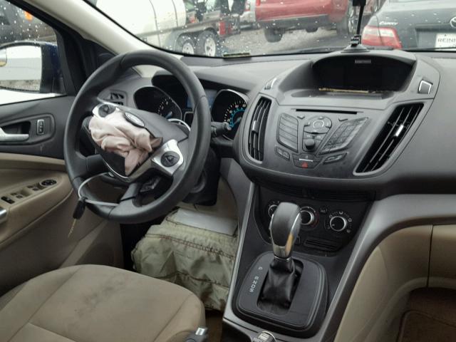 1FMCU0GX6EUE26047 - 2014 FORD ESCAPE SE BLUE photo 9