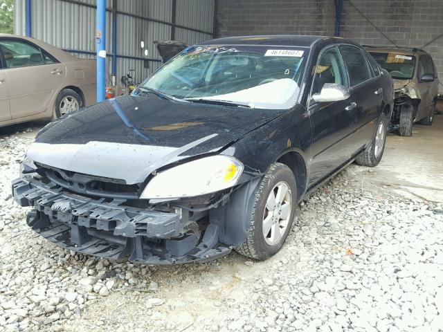 2G1WT58K479256459 - 2007 CHEVROLET IMPALA LT BLACK photo 2