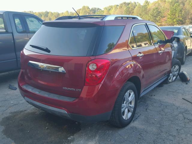 2GNALFEK4D6431325 - 2013 CHEVROLET EQUINOX RED photo 4