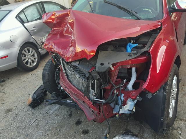 2GNALFEK4D6431325 - 2013 CHEVROLET EQUINOX RED photo 9