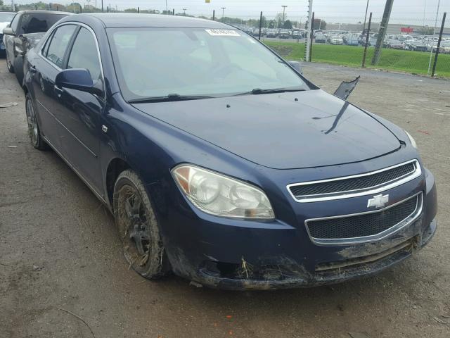 1G1ZH57B484190791 - 2008 CHEVROLET MALIBU 1LT BLUE photo 1