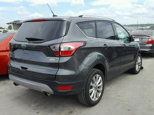 1FMCU0J92HUF06802 - 2017 FORD ESCAPE TIT GRAY photo 4