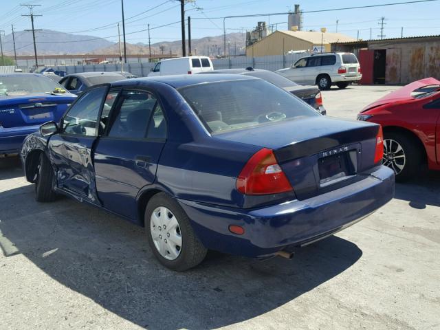 JA3AY26C01U041859 - 2001 MITSUBISHI MIRAGE ES BLUE photo 10