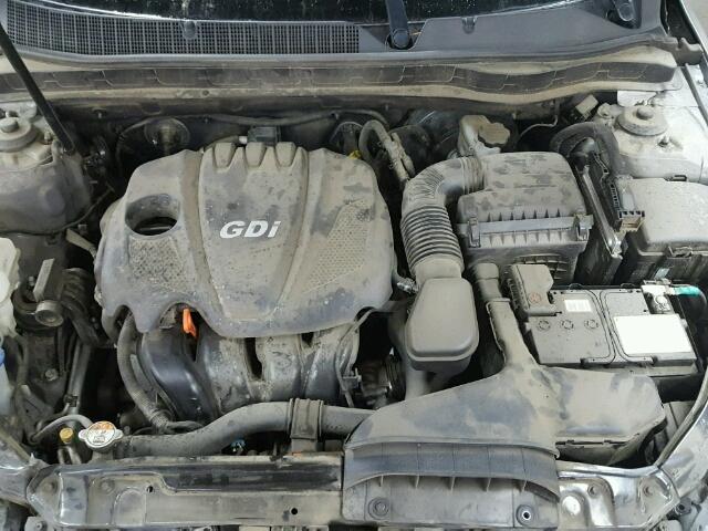 5XXGM4A78EG320310 - 2014 KIA OPTIMA LX SILVER photo 7