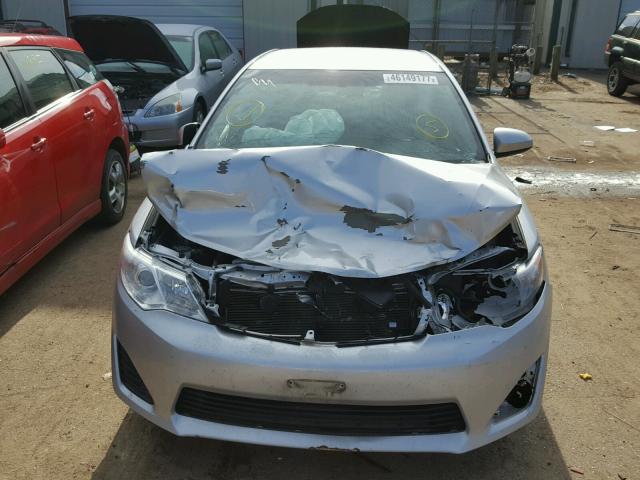 4T4BF1FK2ER433309 - 2014 TOYOTA CAMRY L SILVER photo 9