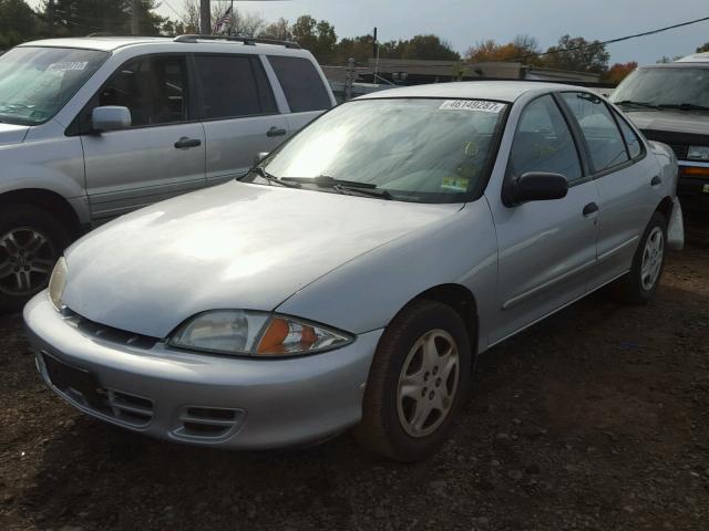 1G1JF5249Y7427396 - 2000 CHEVROLET CAVALIER L SILVER photo 2