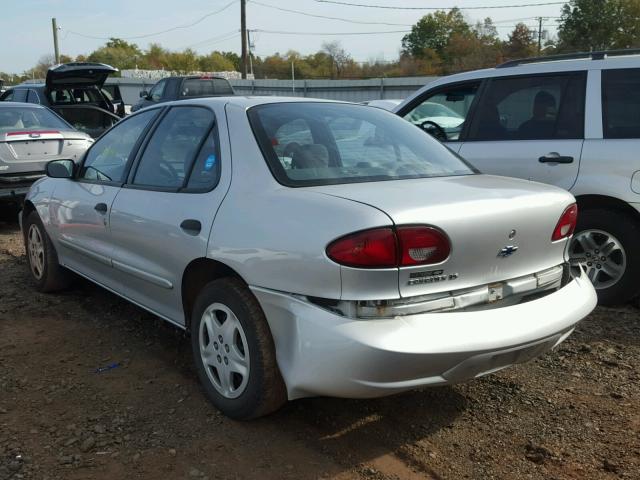 1G1JF5249Y7427396 - 2000 CHEVROLET CAVALIER L SILVER photo 3