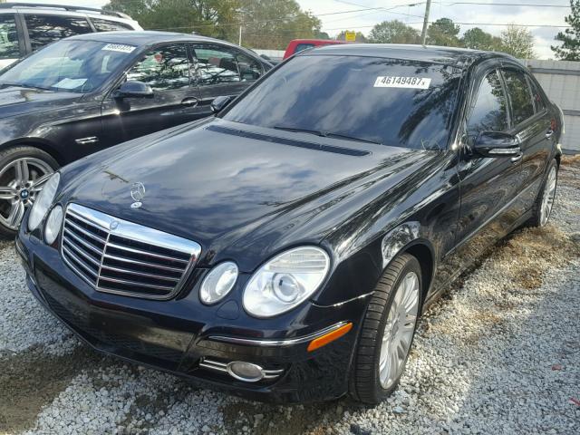 WDBUF72X28B229765 - 2008 MERCEDES-BENZ E BLACK photo 2