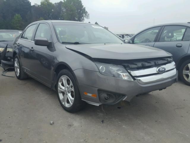 3FAHP0HA6CR128037 - 2012 FORD FUSION GRAY photo 1