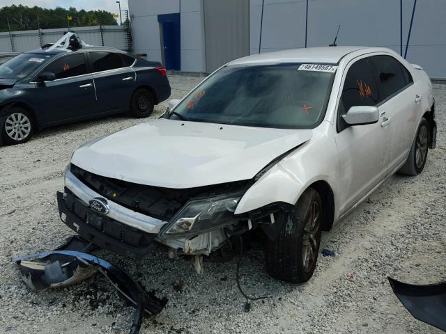 3FAHP0CG3CR441865 - 2012 FORD FUSION SEL WHITE photo 2