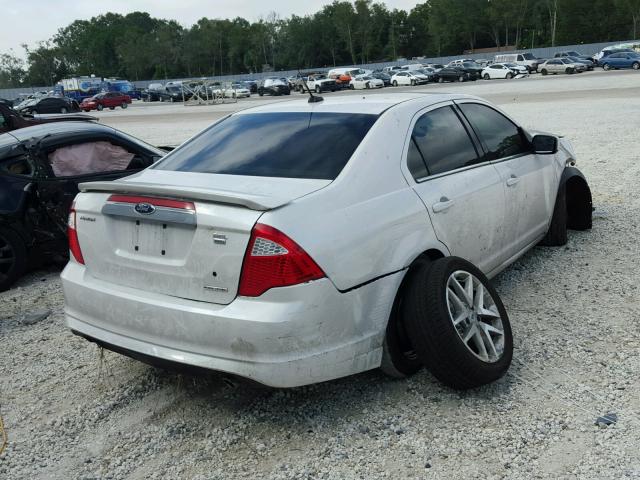 3FAHP0CG3CR441865 - 2012 FORD FUSION SEL WHITE photo 4