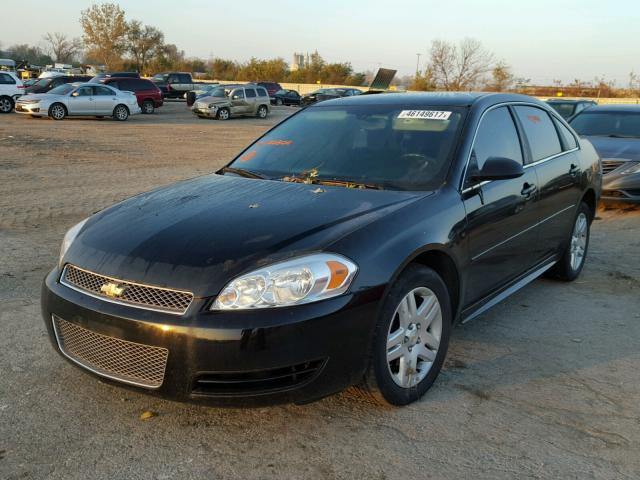 2G1WG5E38D1106804 - 2013 CHEVROLET IMPALA LT Սև լուսանկար 2