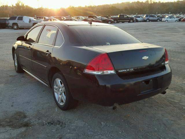 2G1WG5E38D1106804 - 2013 CHEVROLET IMPALA LT BLACK photo 3