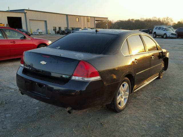 2G1WG5E38D1106804 - 2013 CHEVROLET IMPALA LT BLACK photo 4